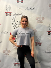 Load image into Gallery viewer, LADIES CROPPED T-SHIRT